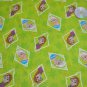 LOT 1 set 5pcs fat quarter FROZEN ELSA ANNA Quilting Fabric NEW
