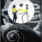 new THE NIGHTMARE BEFORE CHRISTMAS JACK SALLY BLACK Counted Cross Stitch PATTERN