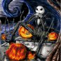 new NIGHTMARE BEFORE CHRISTMAS JACK RELAX PUMPKIN Counted Cross Stitch PATTERN