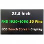 23.8" MV238FHM-K11 LED LCD Touch Screen Display Panel FHD 1920&Atilde;�1080 30 Pins 60HZ
