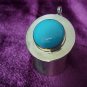 Silver - Turquoise Pill - Snuff Box