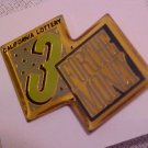 California Lottery 3 FOR THE MONEY Pin