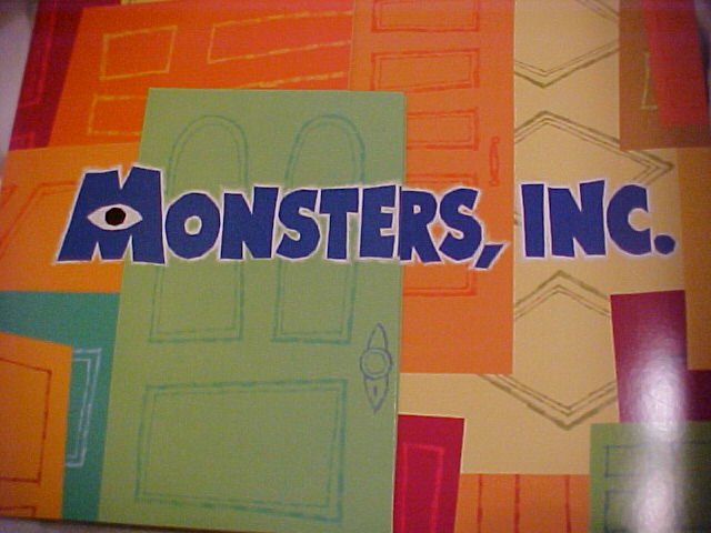 Disney Monsters Inc Lithograph Set New