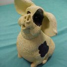 Pete Apsit Whimsical Dated-Signed Statue and Piggy Bank