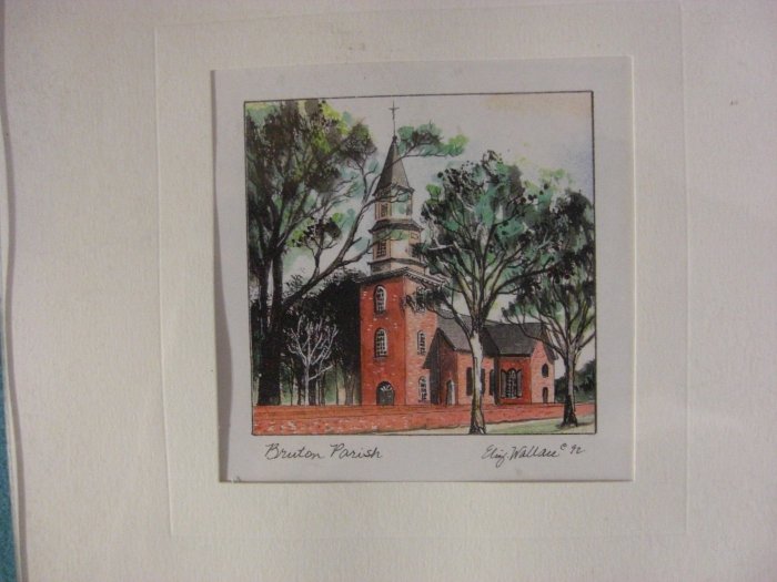 Bruton Parish Church Eliz Wallace Art