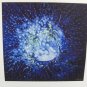 Two Palm Trees on a Blue Bubble Art Print