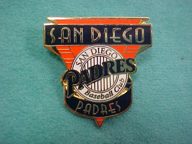 San Diego Padres Mascot MLB Collector Enamel Pin Jewelry Card