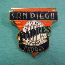 San Diego Padres Enamel Baseball Club Pin