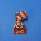 World Cup USA 94 Coca Cola Mascot FOOTBALL pin