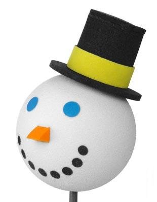 SNOWMAN Jack In The Box Antenna Topper Ball