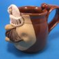 Golfer Pottery Hand Made Face Mug
