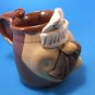 Golfer Pottery Hand Made Face Mug