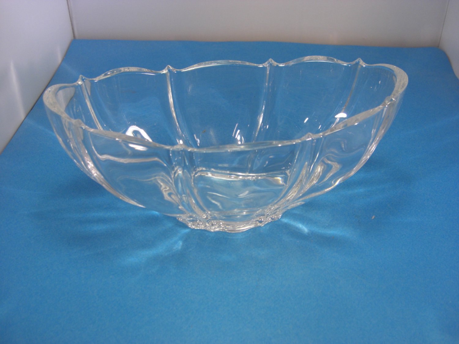 Mikasa Renaissance Crystal Oval Bowl