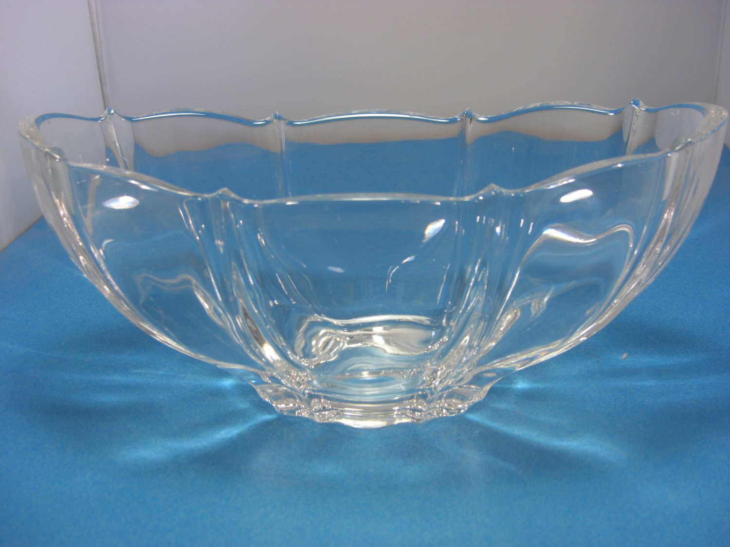 Mikasa Renaissance Crystal Oval Bowl