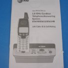 AT & T 5.8 GHz Cordless Phone/Answering System E5630/E5633 Manual