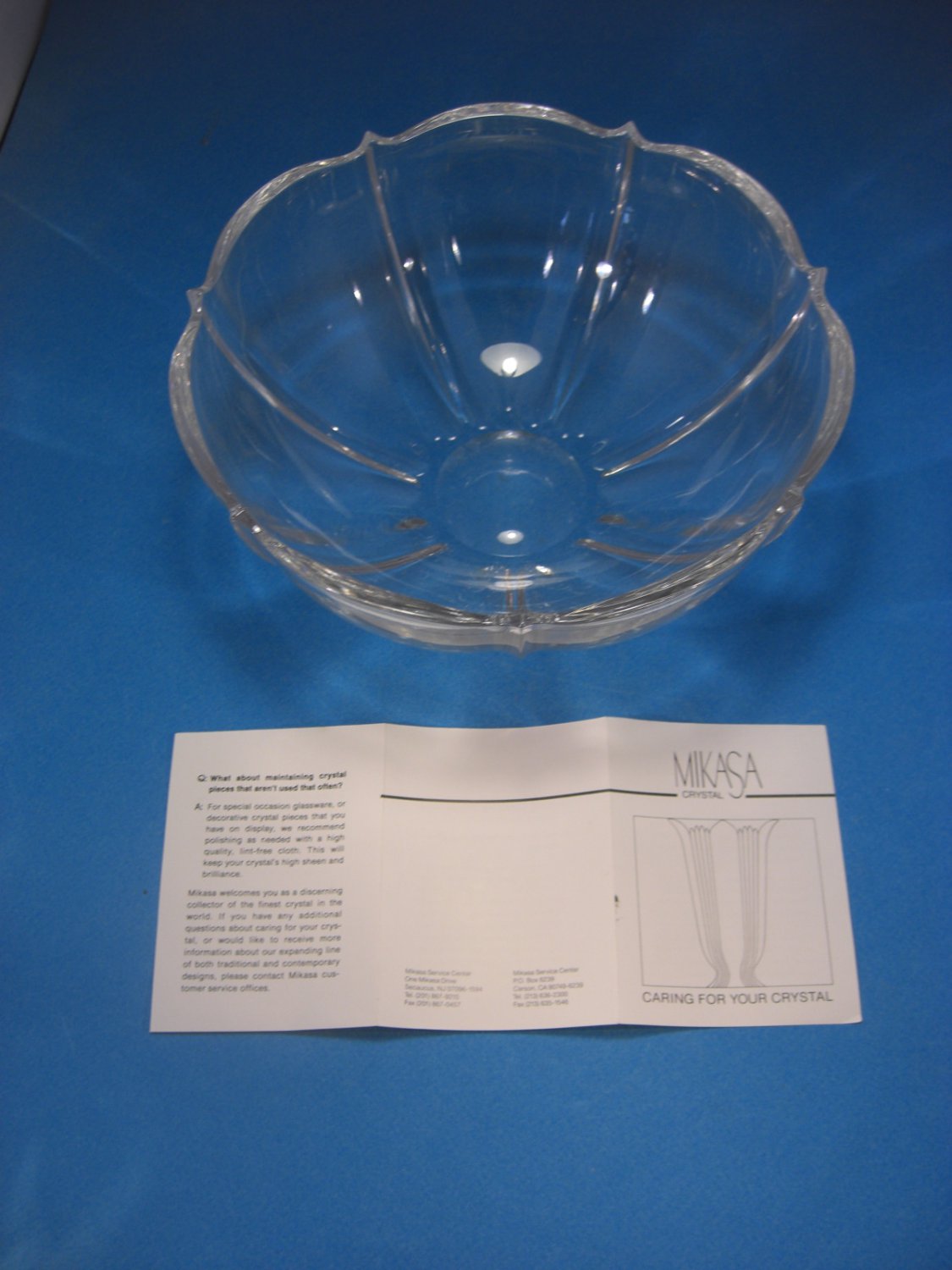 New Mikasa Renaissance 8&Acirc;&frac12;&acirc;�� Crystal Bowl
