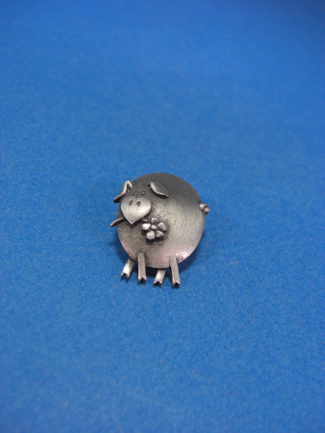 Hog Swine Pig Pewter Lapel Pin By Jewelry