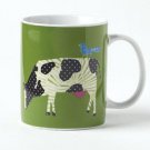 COW WEST ELM Heifer International COW Bovine Porcelain Mug 2012