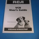 RCA DVD Recorder/VCR Combo User's Guide Manual