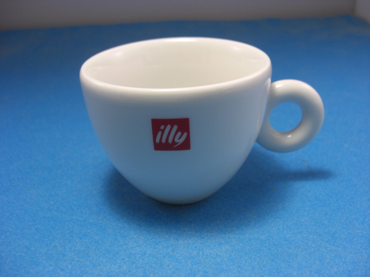 illy Espresso Demitasse Cup & Saucer Set White Ceramic IPA Italy