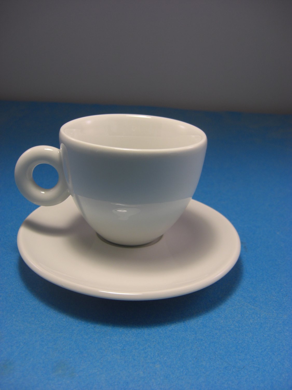 Illy Espresso Demitasse Cup And Saucer Set White Ceramic Ipa Italy 0361