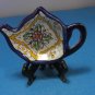 Ansar Pottery Teapot Shaped Teabag Holder Tea Bag Caddy