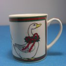 Takahashi Geese Goose Family Birds Porcelain San Francisco 1981 Mug