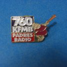760 KFMB Padres Radio Metal Pin Brooch