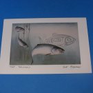 THE SALMON Art Card by Susan Coleman
