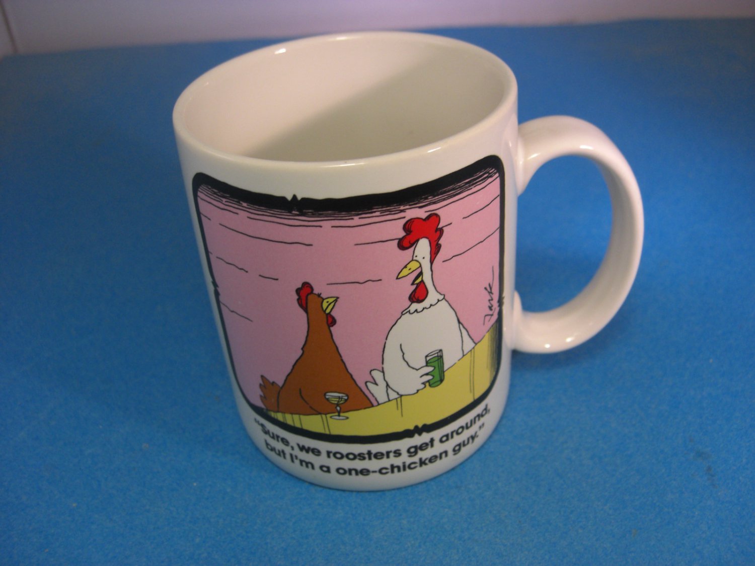 Off the Leash Roosters Mug by WB Park