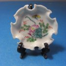 Flowers & Butterfly Small Hand Painted Souvenir Dish