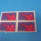 1969 W.C. Handy Stamps 6 Cent Plate Block Of 4
