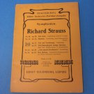 Richard Strauss Symphonien No. 42 Op. 24 (Eulenburg's Miniature Score) Sheet music