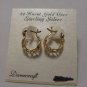 Danecraft Filigree Hoops 24K Gold Over Sterling EARRINGS