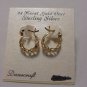 Danecraft Filigree Hoops 24K Gold Over Sterling EARRINGS