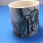 New Jersey 3D Embossed Mug w/Raised Letters Americaware Colorful 2011 -
