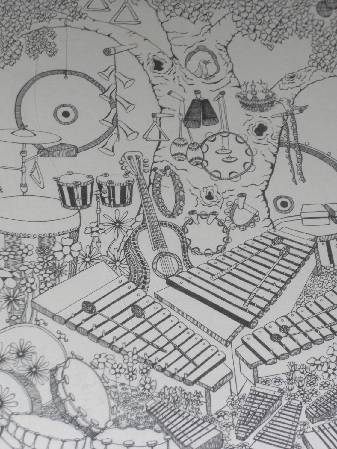 Signed Jeff Gold Art Signed & Titled Print 1979 Sonic Bloom