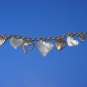 Express Hearts & Chain Link Toggle Bracelet