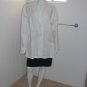 New Cherokee Womens White Style# 348 Button Medical Lab Coat Size 16