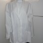 New Cherokee Womens White Style# 348 Button Medical Lab Coat Size 16