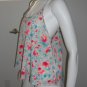 Elodie Nordstrom Blue Orange Pink Floral Hi Low Tank Top Floral Print Size Junior L Polyester