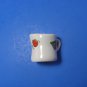 Tiny Miniature Ceramic Mug Cup Man Hitting Basketball