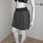 BB Dakota Gray Ruffle Mini Skirt Size M
