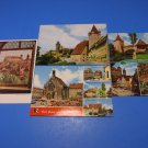 4 Nuremberg Germany Castle-Tower-Vestner's Gate-Postcards