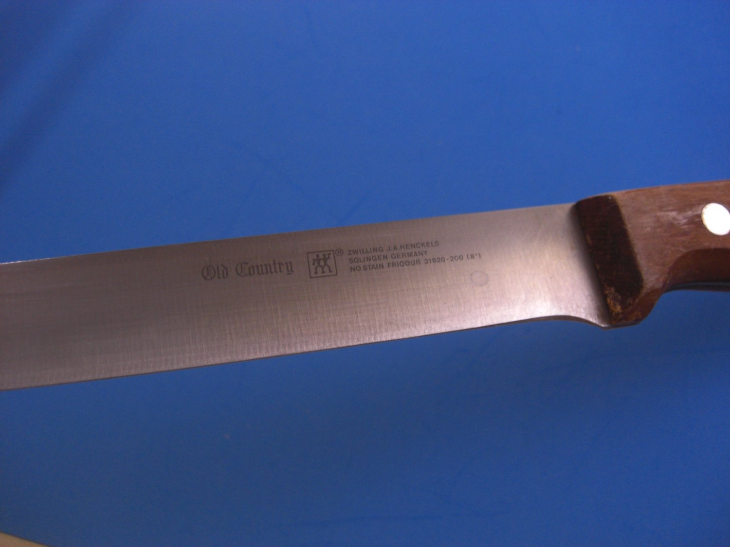 Old Country Zwilling J.A. Henckels Solingen Germany 8" Chefs Knife