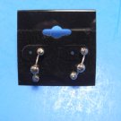 Silvertoned Loop Earrings