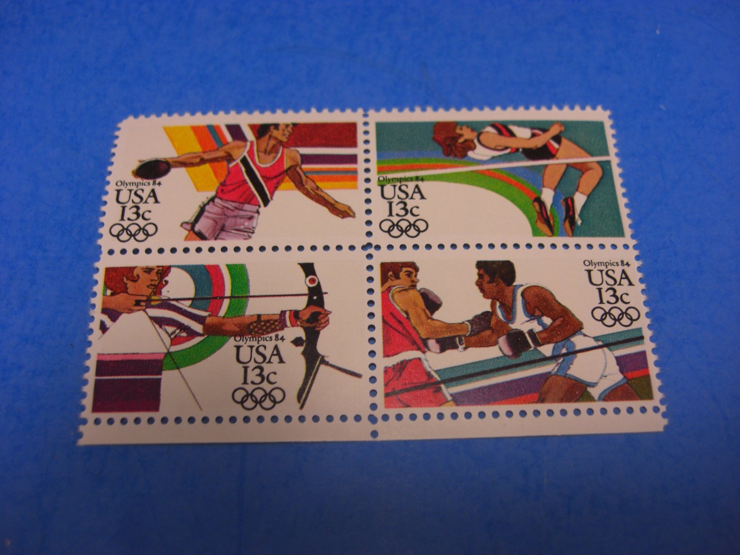 Summer Olympics US Stamps 1983 13¢ 28¢ & 40¢