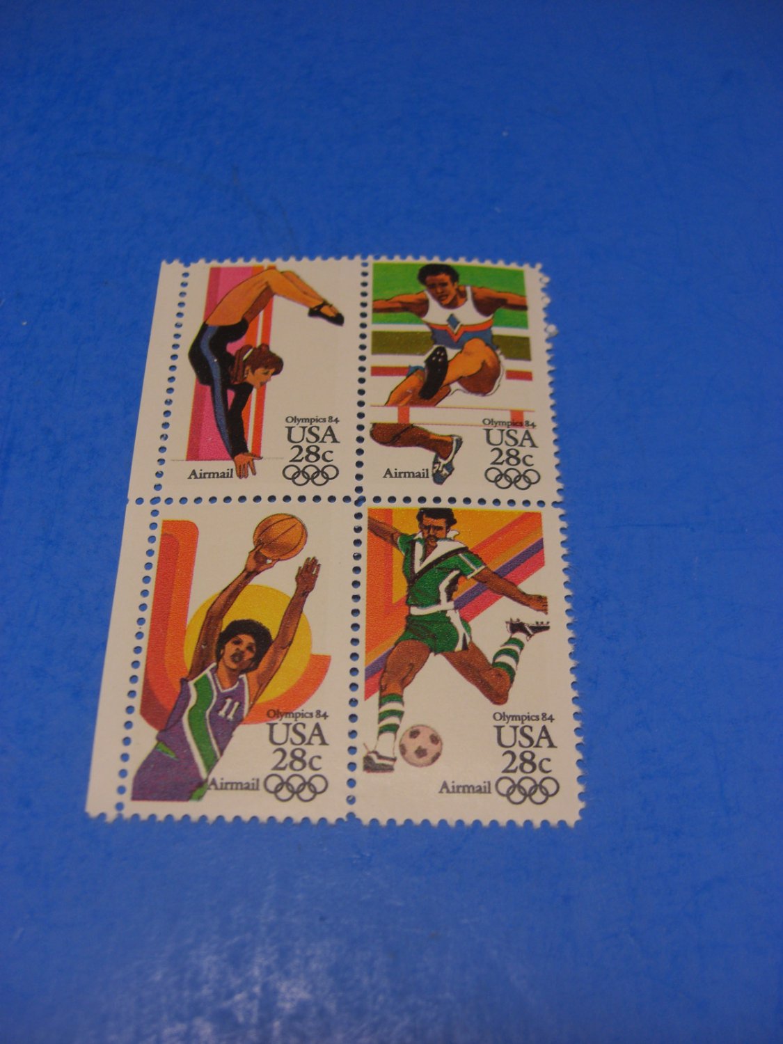 Summer Olympics Us Stamps 1983 13¢ 28¢ And 40¢