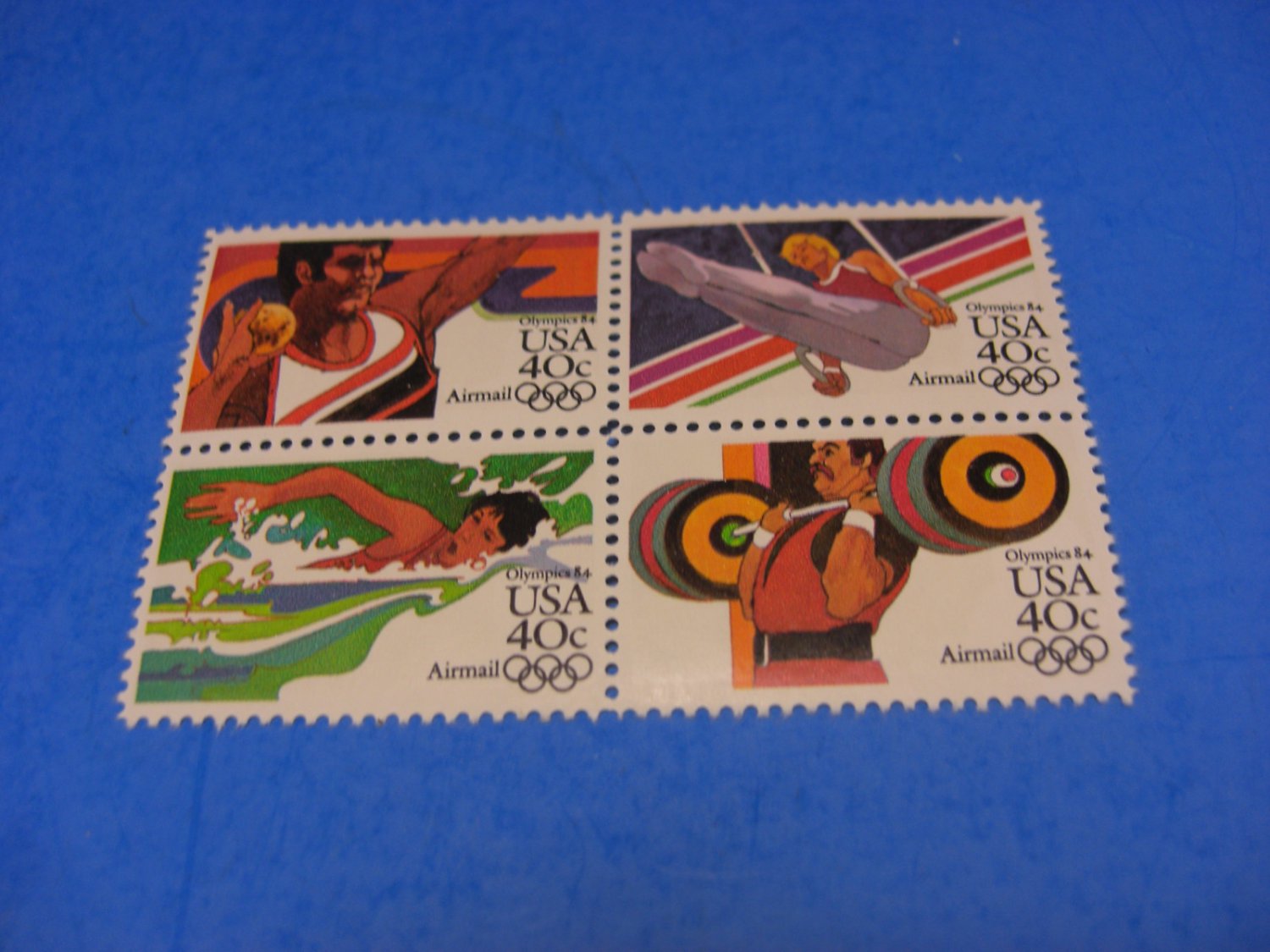 Summer Olympics US Stamps 1983 13¢ 28¢ & 40¢