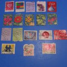 US Used Postage 18 LOVE Stamps Off Paper